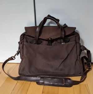 Filson - Original Leather Trimmed Twill Briefcase